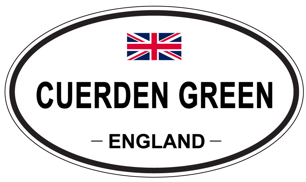 CUERDEN GREEN, England - Oval Magnet