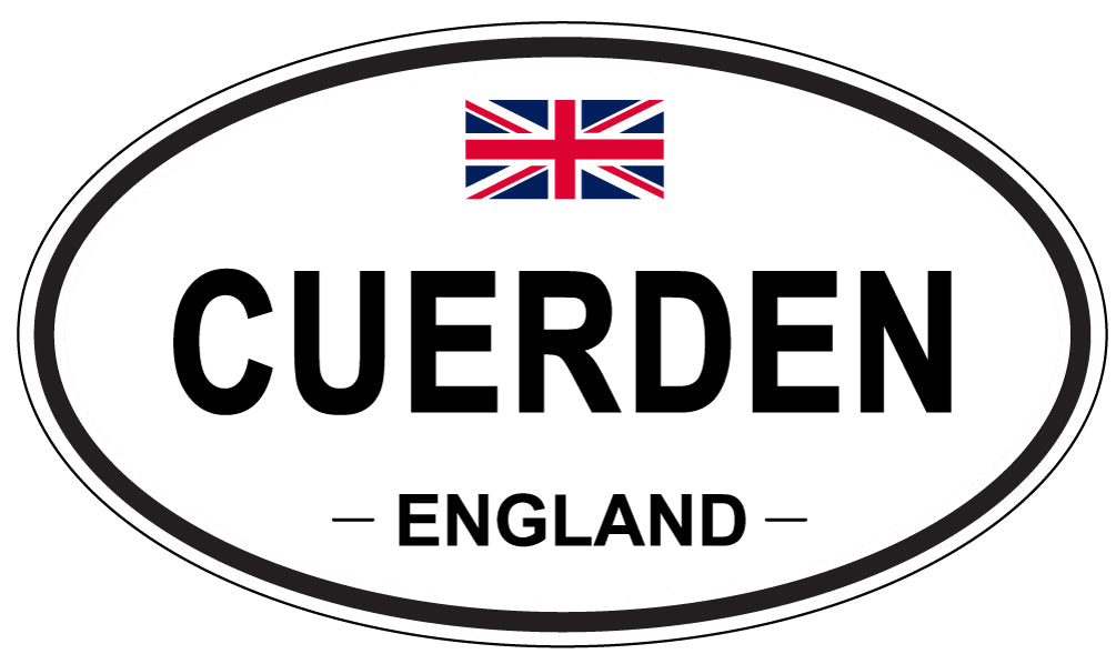 CUERDEN, England - Oval Magnet