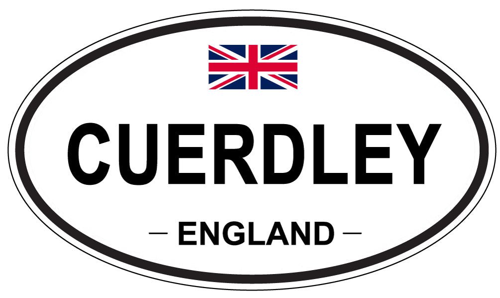 CUERDLEY, England - Oval Magnet