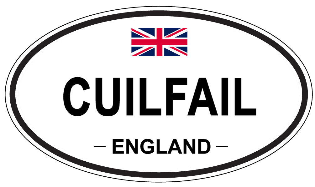 CUILFAIL, England - Oval Magnet