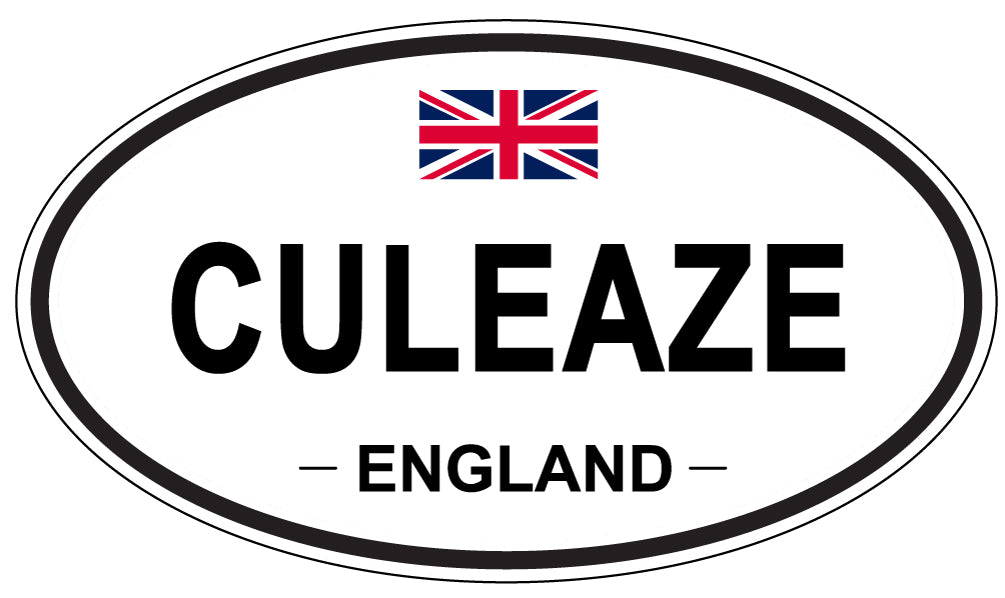 CULEAZE, England - Oval Magnet