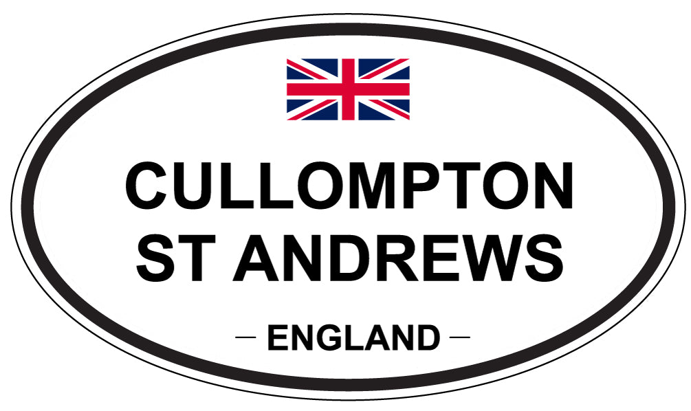CULLOMPTON ST ANDREWS, England - Oval Magnet