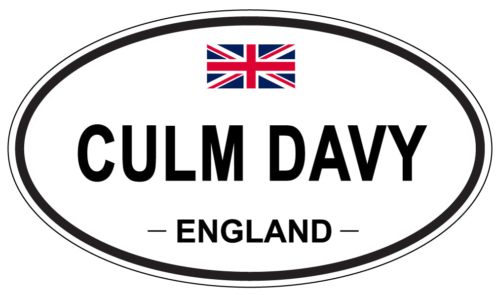 CULM DAVY, England - Oval Magnet