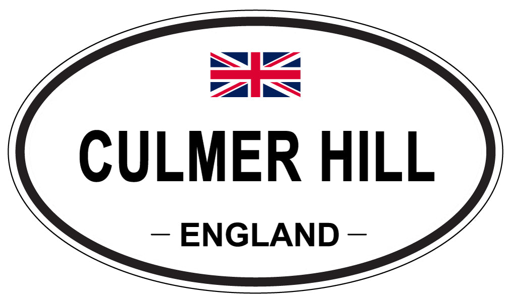 CULMER HILL, England - Oval Magnet