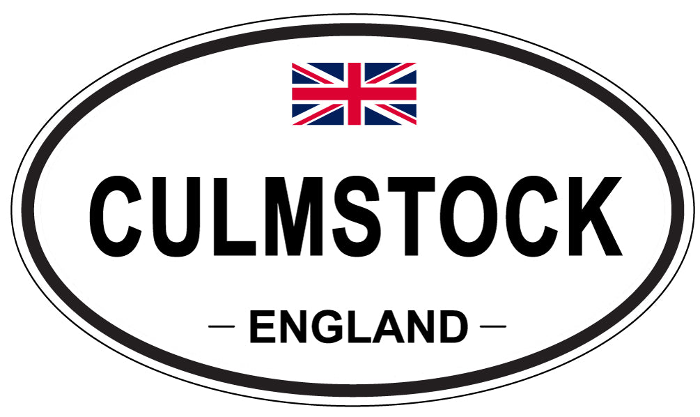 CULMSTOCK, England - Oval Magnet