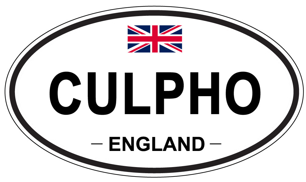 CULPHO, England - Oval Magnet