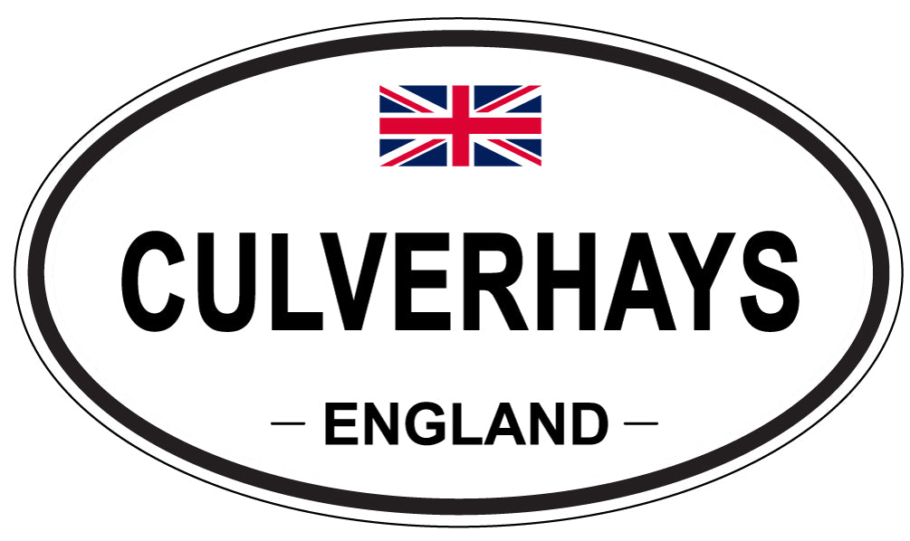 CULVERHAYS, England - Oval Magnet