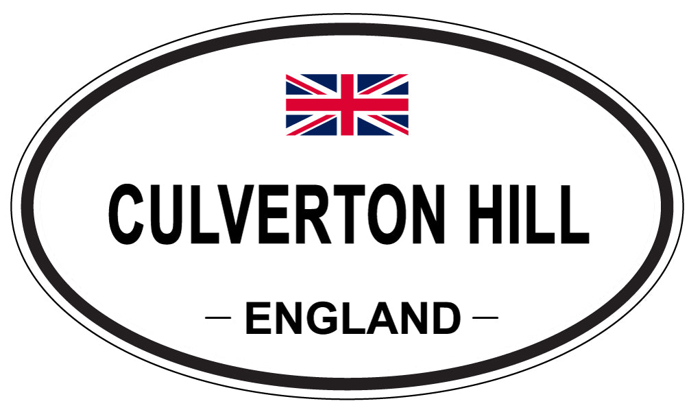 CULVERTON HILL, England - Oval Magnet