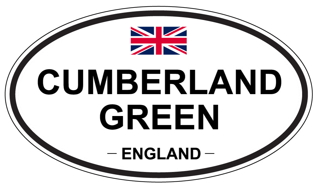 CUMBERLAND GREEN, England - Oval Magnet