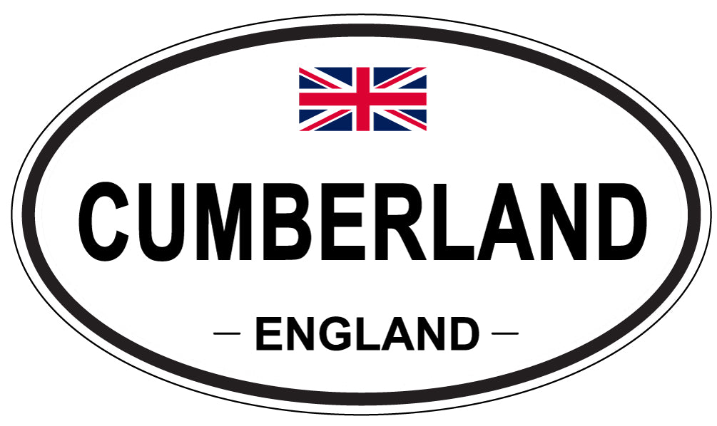 CUMBERLAND, England - Oval Magnet