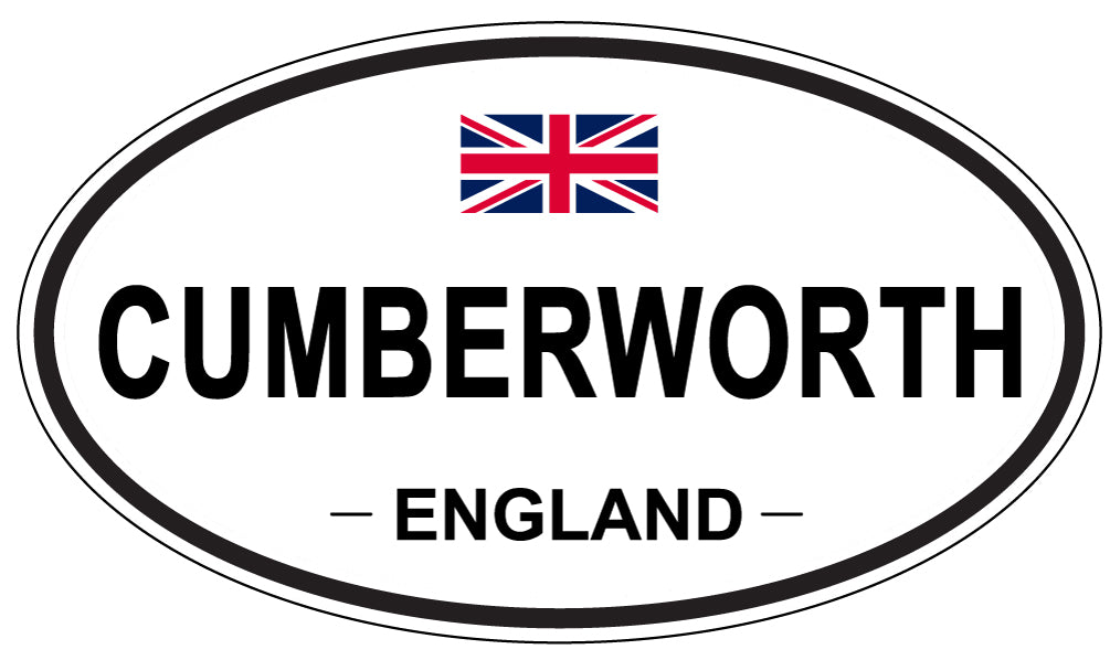 CUMBERWORTH, ENGLAND - Oval Sticker
