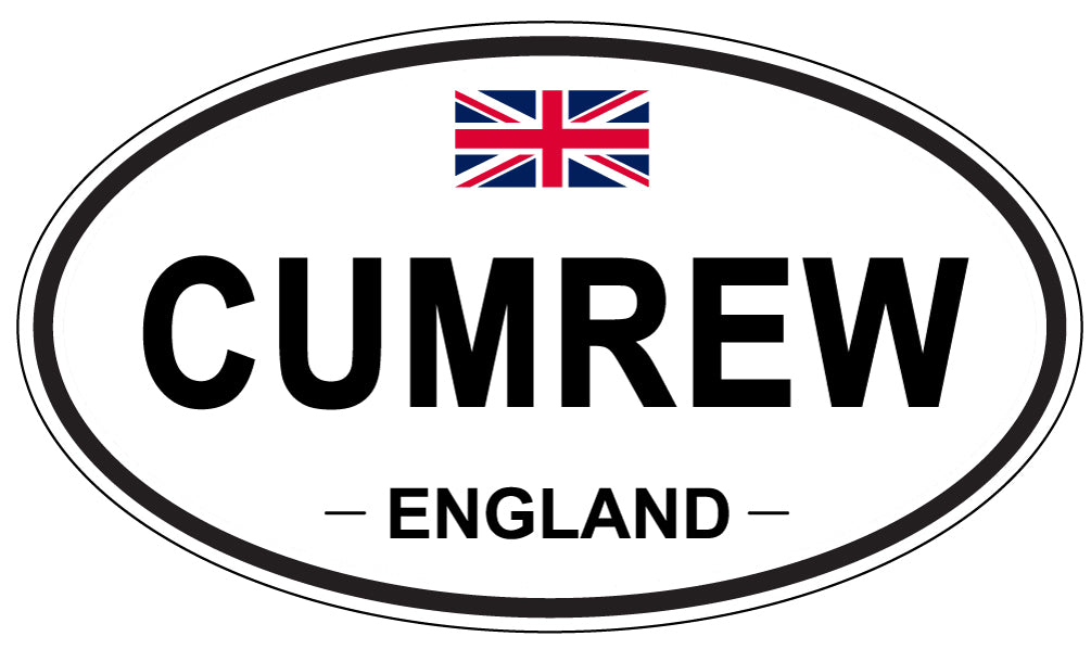 CUMREW, England - Oval Magnet