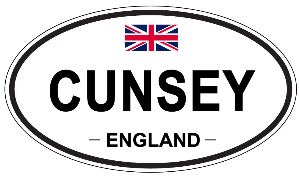 CUNSEY, England - Oval Magnet