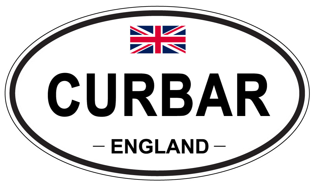 CURBAR, England - Oval Magnet