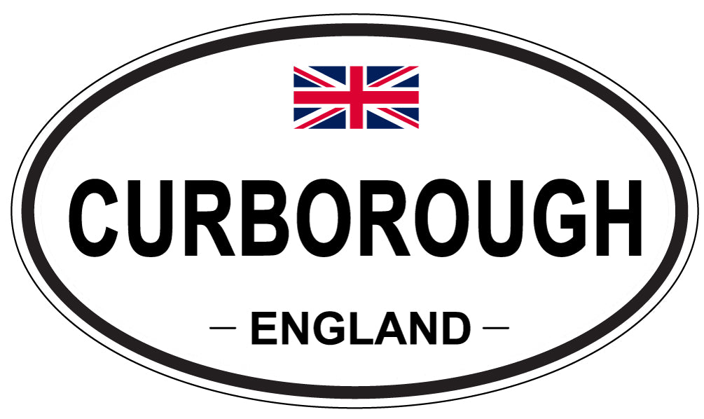 CURBOROUGH, England - Oval Magnet