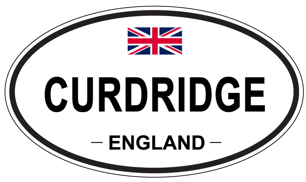 CURDRIDGE, England - Oval Magnet