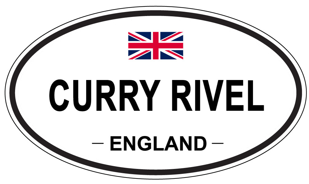 CURRY RIVEL, England - Oval Magnet
