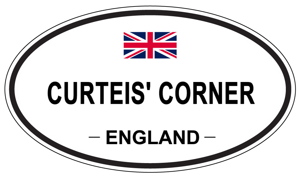 CURTEIS' CORNER, England - Oval Magnet