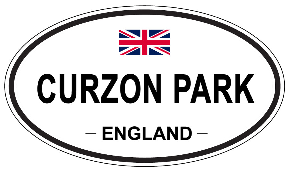 CURZON PARK, England - Oval Magnet