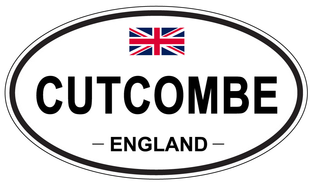 CUTCOMBE, England - Oval Magnet