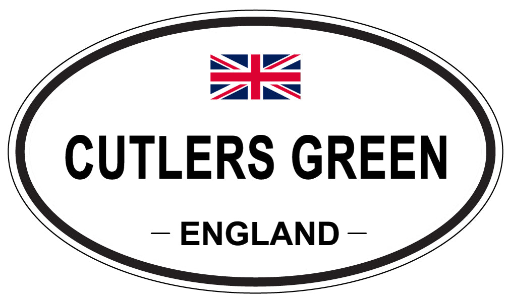 CUTLERS GREEN, England - Oval Magnet