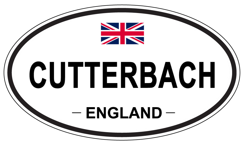 CUTTERBACH, England - Oval Magnet