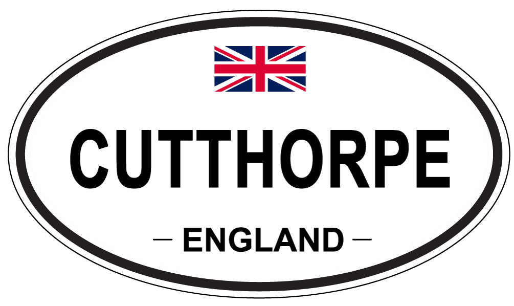 CUTTHORPE, England - Oval Magnet