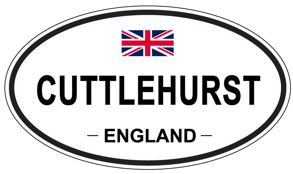 CUTTLEHURST, England - Oval Magnet