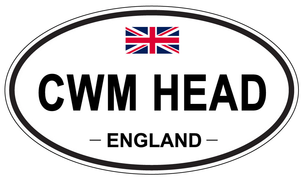 CWM HEAD, England - Oval Magnet