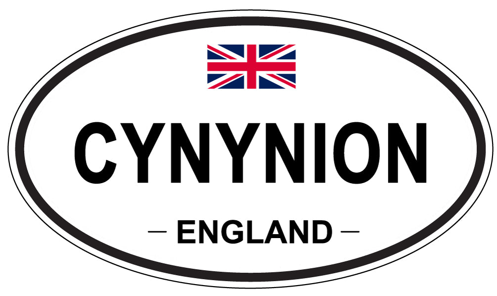 CYNYNION, ENGLAND - Oval Sticker