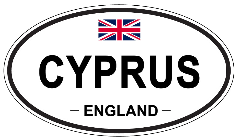 CYPRUS, England - Oval Magnet