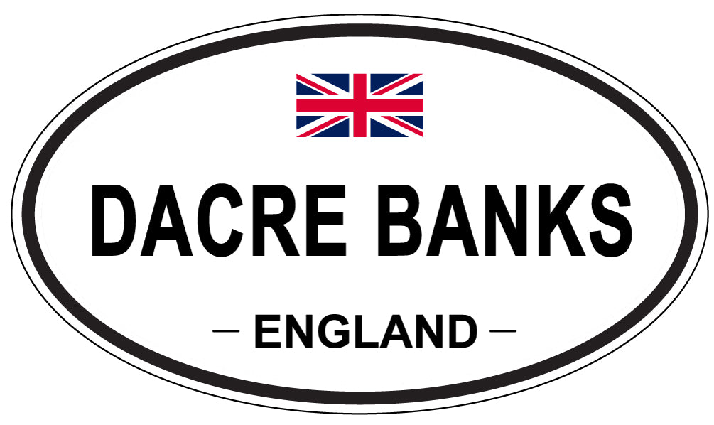 DACRE BANKS, England - Oval Magnet