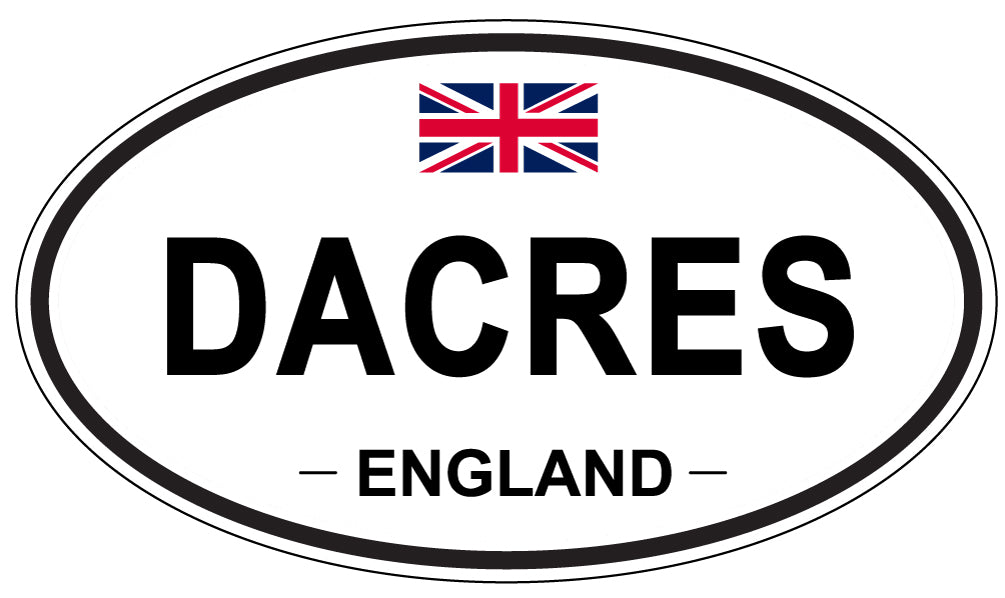 DACRES, England - Oval Magnet