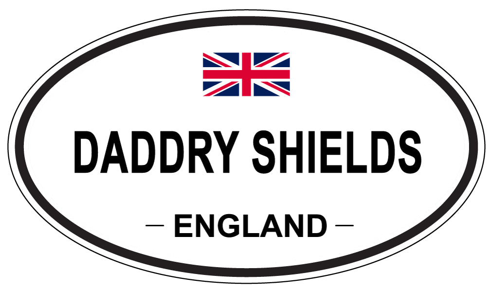 DADDRY SHIELDS, England - Oval Magnet