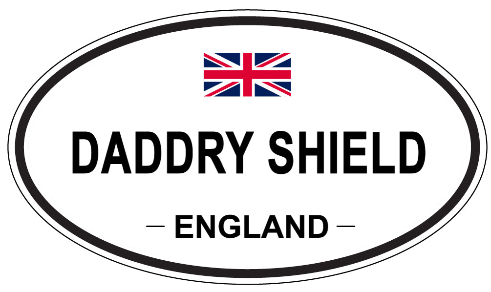 DADDRY SHIELD, England - Oval Magnet