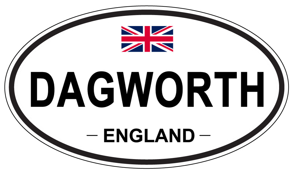 DAGWORTH, England - Oval Magnet