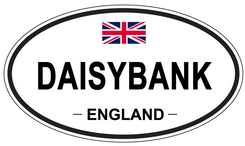 DAISYBANK, ENGLAND - Oval Sticker