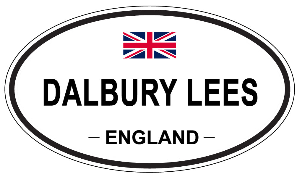 DALBURY LEES, England - Oval Magnet