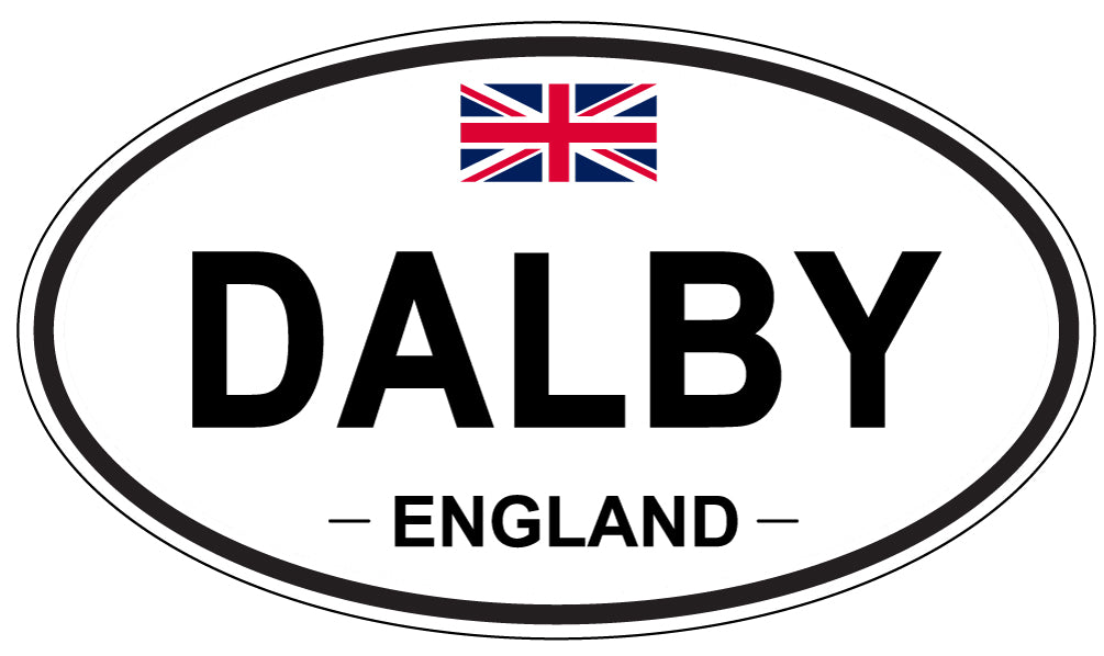 DALBY, England - Oval Magnet