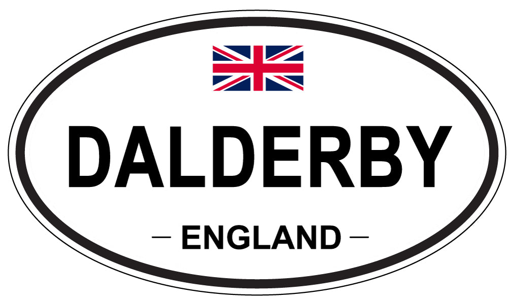 DALDERBY, England - Oval Magnet