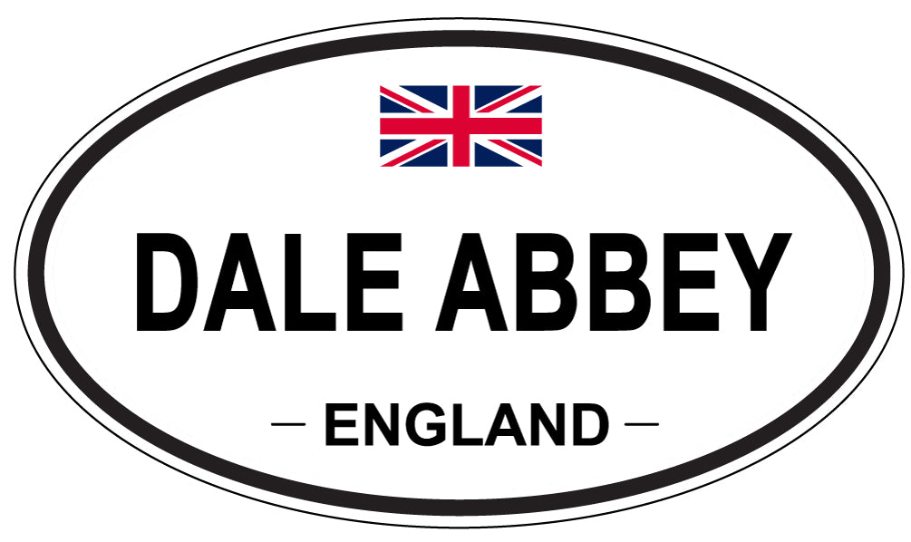 DALE ABBEY, England - Oval Magnet