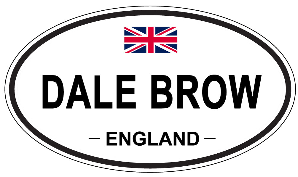 DALE BROW, England - Oval Magnet