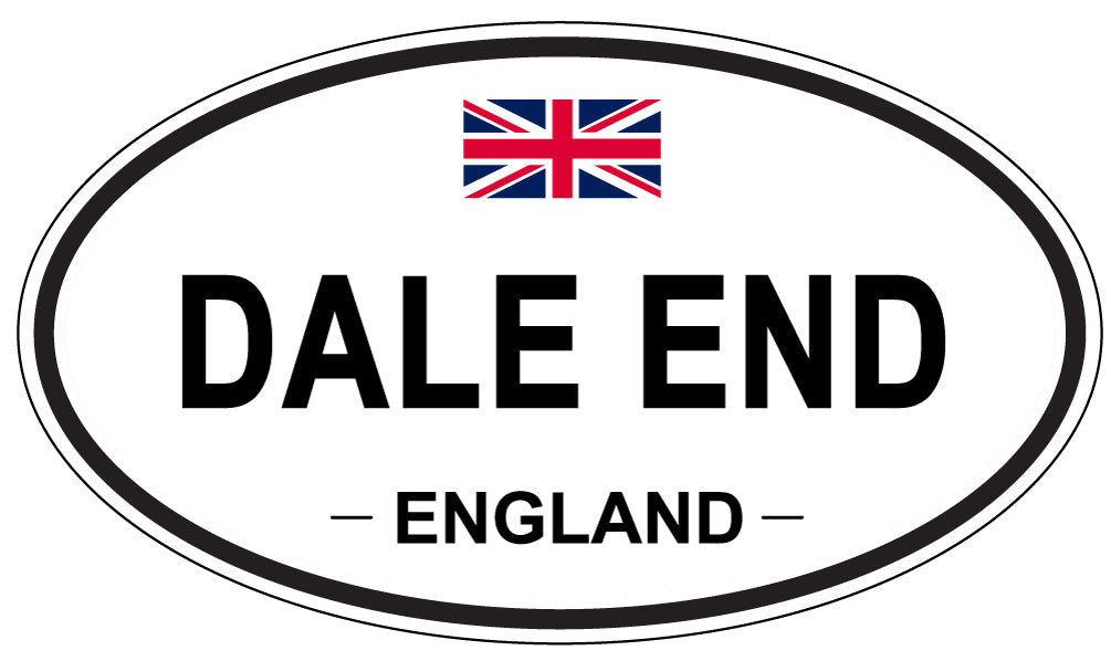 DALE END, England - Oval Magnet