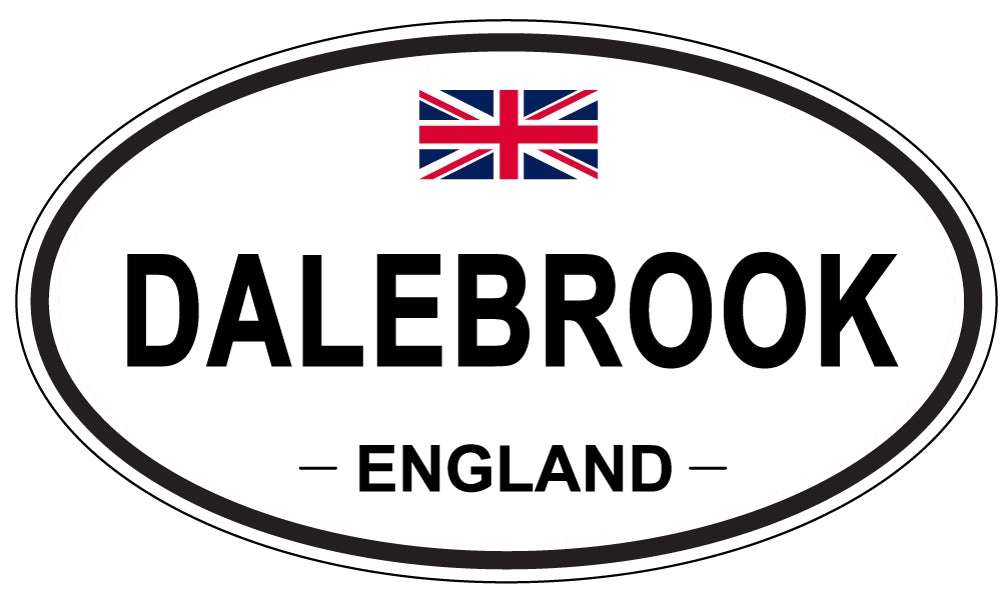 DALEBROOK, England - Oval Magnet