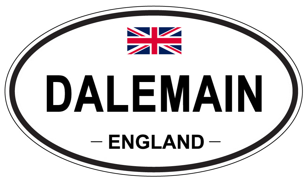 DALEMAIN, England - Oval Magnet