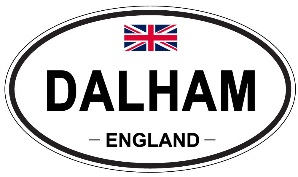 DALHAM, England - Oval Magnet