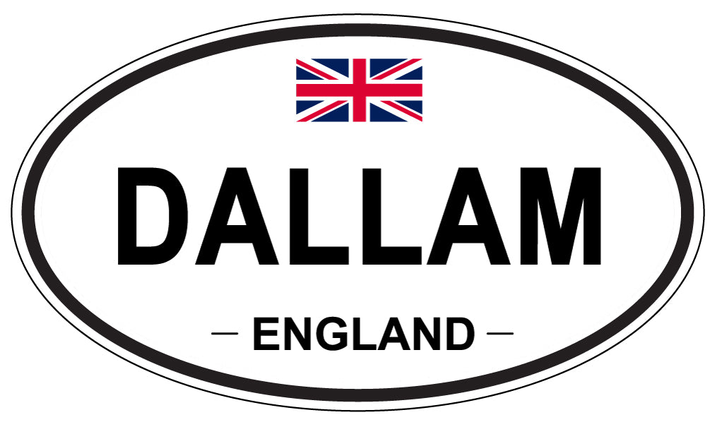 DALLAM, England - Oval Magnet