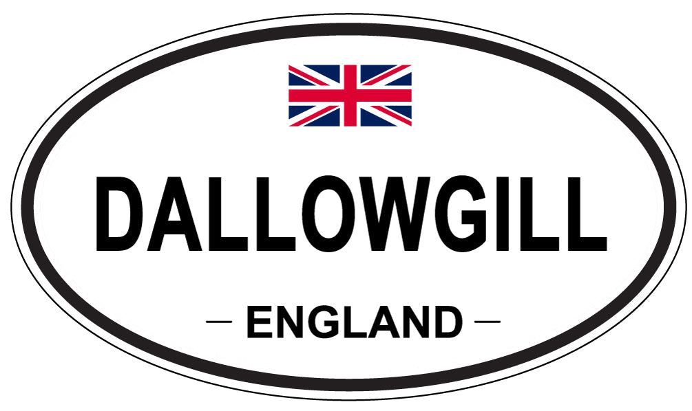 DALLOWGILL, England - Oval Magnet