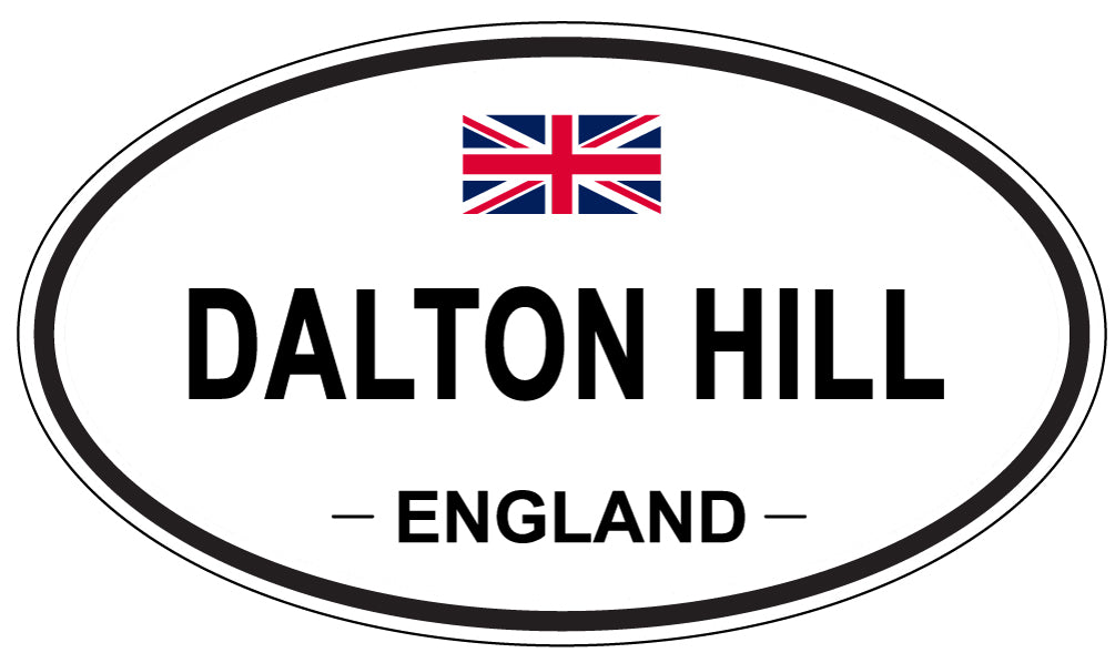DALTON HILL, ENGLAND - Oval Sticker