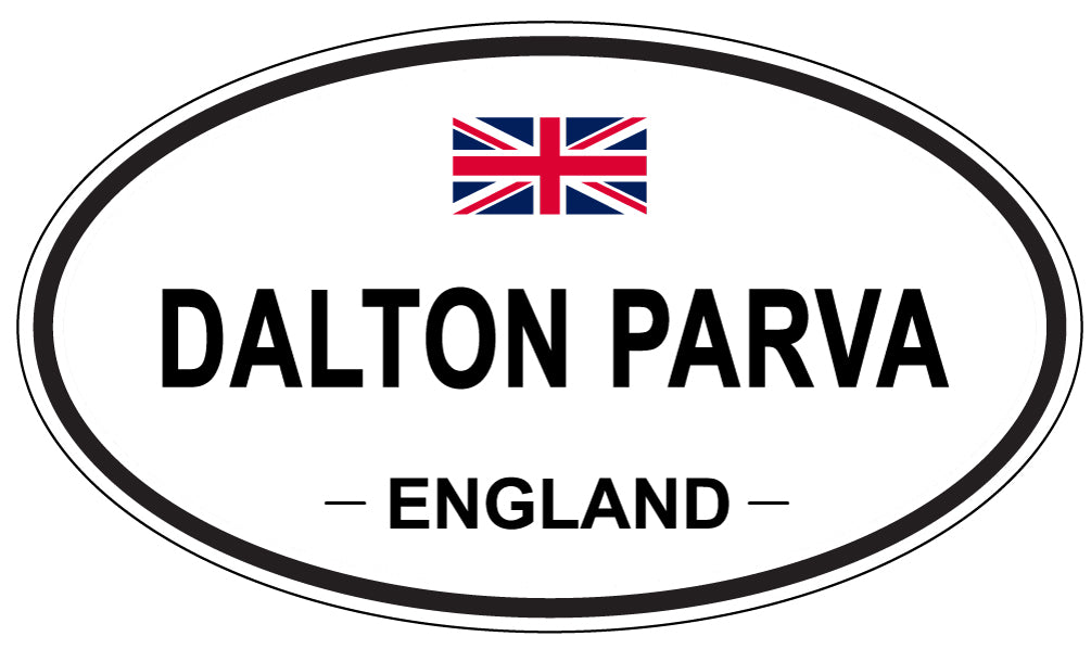 DALTON PARVA, ENGLAND - Oval Sticker